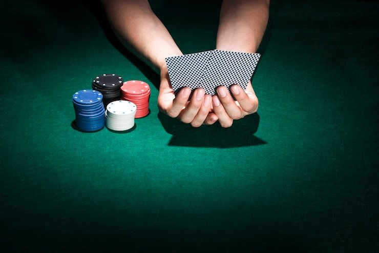 Tampilan Three Card Poker di aplikasi mobile 4dtoto dengan antarmuka yang responsif